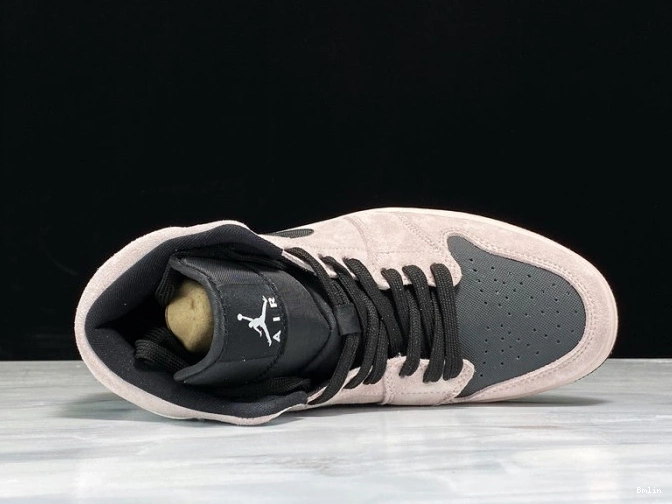 Bmlin Shoes 1 Mid Jordan Air BQ6472-602 Powder (W) Iridescent Dirty 0713